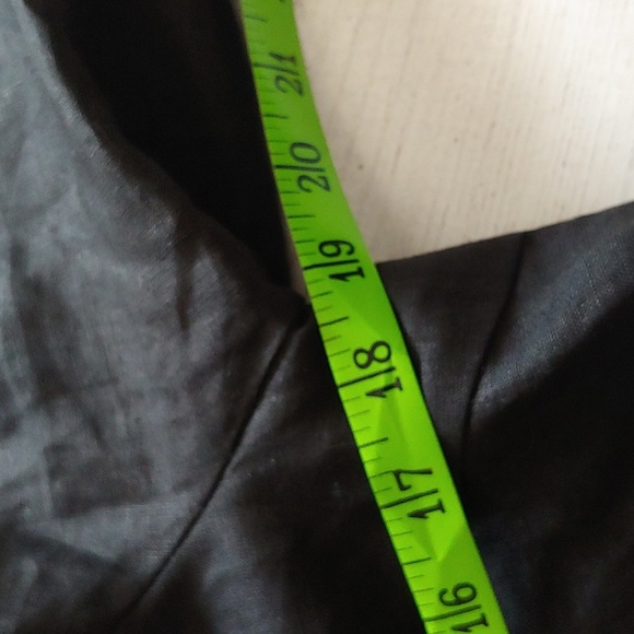 ANNE CARSON PETITE EMBROIDERED LINEN JACKET TOP - Picture 6 of 7